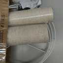 Beige Linen Lampshade Set of 2, 11 Diameter x 8.85 Height Fabric Drum Lamp Shades, Easy Assembly Required Lampshade, Replacement Lampshades for E26 Socket and E27 Socket Table Lamps Floor Lamps