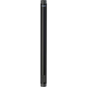QualGear QG-PRO-PM-2FT-B Pro-AV 1.5" Npt Threaded Pipe, 2' Length Projector Accessory , Black