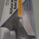 AZEN 2 Pack Wood Toilet Stool Squat Adult, Poop Stool for Bathroom Adults, Portable Toilet Potty Stools for Adults, 7 Inch Height (Black)