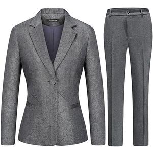 Women's Business Suits for Work Professional 2 Piece Slim Fit Outfits Pants Suit for Women, L