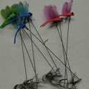 9 Pack Dragonfly Clip,3D Dragonfly Garden Stakes Decor,Fly Deterrent,Dragonfly Humming Bird Stakes,Deer and Horse Fly Deterrent,Garden Bird and Fly Scare Devices for Indoor Outdoor