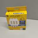 GE Ultra Bright LED Light Bulbs, 100W, Daylight Candle Lights, Clear Decorative B12 Light Bulbs (3 Pack)