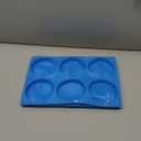 Sidosir Round Silicone Mold for Baking, 4inch Large Breakfast Sandwiches Mold Silicone for Whoopie Pie, Non-Stick Hamburger Buns Molds for Egg Pan, Resin Coaster