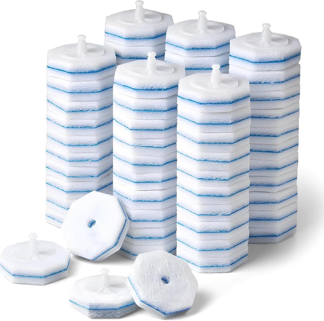 60 Pack Toilet Wand Refills Compatible with Clorox Toilet Brushes, Instant Foam Cleaning, Secure Lock No Slipping, Odor Neutralizing, Easy Snap-On Design