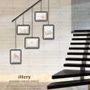 iHery ALIGN Magnetic Hanging Picture Frame Gallery Wall System Set of 5