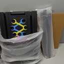 Pilates Board,Pilates Reformer Sets, Multifunctional Abdominal Pilates Board for Home Workout Equipment, Portable Foldable Ab Board Trainer Pilates Exercise Machine,Pilates Board for Women (Deep Black)