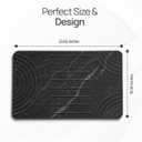 Large Marble Diatomaceous Earth Stone Dish Drying Mat - 24" x 16"