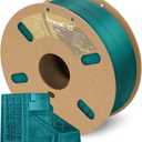 DURAMIC 3D PLA Filament 1.75mm Forest Green 1kg Spool, Jam-Free High Stifness 3D Printing Filament with Cardboard Spool, No-Tangling No-Clogging Dimensional Accuracy 99% +/- 0.03 mm (1kg Pla Forrest Green)