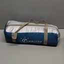 COMMOUDS Beach Tent Sun Shade for 3/4-5/6-7/8-10 Person, UPF 50+ Beach Sun Shelter Canopy Tent, Lightweight, Easy Set Up and Carry (Silver)