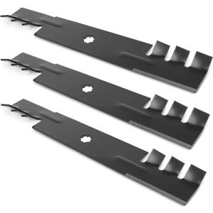 GY20852 Mower Blades Fit for John Dee re D140 48" Deck, GX21784 Gator Mulching Blades Compatible with John Dee re 48in Lawn Tractor D150 D160 D155, Replace for GX21786 AM141035, 3 Pack