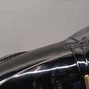 BULMEGIRY Mens Oxford Dress Shoes Faux Patent Leather Wedding Shoes Classic Lace-up Formal Tuxedo Derby Shoes Black (6.5)