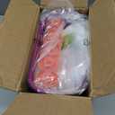 Infantino Squeeze Station, Baby Food Maker & Pouch Filler, Fill 3 Reusable Pouches at Once, Easy to Use, Dishwasher Safe, Homemade Baby Food Prep Essential, Purple