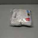 Hanes Women's Moisture-Wicking Athletic Ankle Socks (10-Pack) (White)