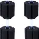 AQUANEAT Aquarium Sponge Filter Breeding Fry Betta Shrimp Nano Fish Tank 4pcs (Large up to 60Gal)