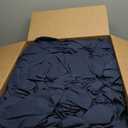 CozyLux California King Comforter Set Navy Blue  7 Pieces Cal King Pintuck Bed in A Bag Gift for Family, Pinch Pleat Bedding Sets with All Season Comforter, Sheets, Pillowcases & Shams