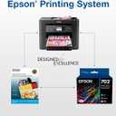 EPSON 702 DURABrite Ultra Ink Standard Capacity Black Cartridge (T702120-S) Works with WorkForce Pro WF-3720, 3730, 3733