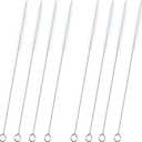 4 x 12-inch Extra Long Straw Cleaner Brush, Straw Brush Extra Long with Nylon Bristles, Straw Cleaning Brush Extra Long for Baby Bottles, Glass/Silicone Straws Piper Cleaners.