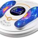 OSITO Circulation System & Nerve Muscle Stimulator - Improves Foot Circulation and Neuropathy, Relieves Feet Legs Pains, Relaxes and Massages Body with TENS Unit & EMS, Clinical-Proven Effective (White)