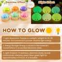 Glow in The Dark Dumpling Squishy,Dumling Mystery Box（Random Color-1Pc）