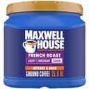 Maxwell House French Roast Dark Roast Ground Coffee, 25.6 oz Canister (EXP 03/30/26)