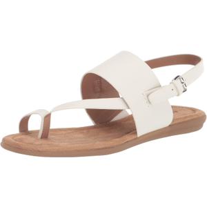 Aerosoles Women's Awa Flat Sandal (5, White)