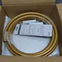 Flexible Tube for Artificial Flowers, Tube Pipe for Fake Flowers, Prop Building, Balloon Arches, Pipe Stem Tubing for Floral Wedding Decor, DIY Arts (Gold(16ft+1Scissor+1Gold base))