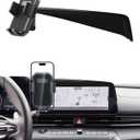 PZK Car Phone Holder for Hyundai Elantra 2021-2025 SE/SEL/Sport/Limited/N Line Accessories 8-Inch/10.25-Inch Screen Auto Lock Car Phone Mount 360 Rotation Phone Cradles Not Affect Air Vent