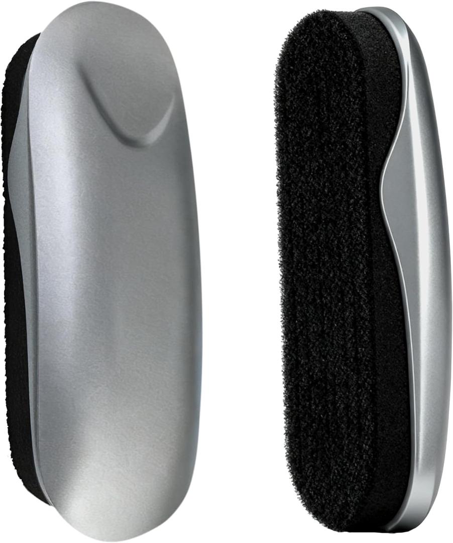 KIZZBY Magnetic Dry Erase Eraser - Whiteboard Erasers for Glass Board, 2 Pack Dry Erase Board Eraser with Strong Magnet for School, Office, Home (Gray)