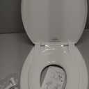 Little2Big Toilet Seat with Built-In Toddler Potty Training Seat, Slow Close, Easy to Install, Made in USA, ELONGATED, White