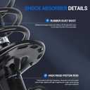 Autoround Front Complete Strut & Coil Spring Assembly Compatible with Toyota Prius 2010 2011 2012 2013 2014 2015-172689 172688 Both Driver and Passenger Side