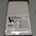 100% Blackout Shield Linen Blackout Curtains for Bedroom 108 Inches Long, Back Tab/Rod Pocket Living Room Drapes, Thermal Insulated Blackout Curtains 2 Panels Set, 50" W x 108" L,Cream