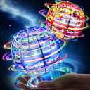 Flying orb Ball 2025 Hover Boomerang Ball 6 Lighting Effects Cool Toys Gift for 678910+ Year Kids Teen Adults Indoor Outdoor Flying Ball ToyBlue & Red