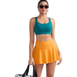 RUNNING GIRL Sports Bras for Women, Medium-High Impact Running Strappy Sports Bra with Removable Pads Size M