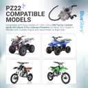 BlueStars PZ22 Carburetor 22mm Carb Kit for 50cc 70cc 110cc 125cc Pit Dirt Bike ATV Compatible with SSR CRF50 TaoTao Coolster Apollo RFZ DB14 DB24 4-Stroke Chinese Quad