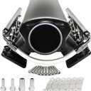For LS LS1 LS2 LS6 Intake Manifold with Cathedral Port Compatible with Chevy 4.8 5.3 5.7 6.0 L (92MM Black)