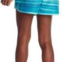 C9 Champion Girls' 2" Woven Running Shorts (Large, Speed Stripe/Blue)