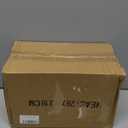 Metal Railing Planters for Outdoor Plants - 5 Pcs Balcony Hanging Flower Pots with Detachable Hooks & Drain Holes, Windowsill Oval Hanging Bucket Pots Fence Planters for Garden Home Decor, Cream White