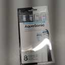 AquaSonic Genuine Duo PRO 8-Pack Replacement Brush Heads - Upgraded Proflex Brush Heads for Improved Plaque Removal - ADA Accepted - Genuine AquaSonic