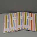 Sweetzer & Orange Academic Planner 2025-2026  Student Planner for August 2025 to July 2026  Weekly & Monthly Layout  Sturdy Cover & Stickers  Multicolor Stripes Design  5.5 x 8.5 (Striped)