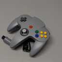 KIWITATA Classic N64 Controller, Retro N64 Wired Remote Joystick Gamepad Controller Compatible with N64 Video Game System Console Gray