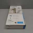 Moen Halle Spot Resist Brushed Nickel One-Handle Single Hole Bathroom Sink Faucet with Optional Deckplate, 84970SRN