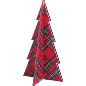 Mud Pie Christmas Red Tartan