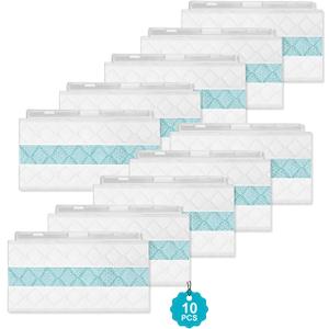 10Pcs Disposable Hard Floor Mop Pad for Shark VACMOP Pro VM252 VM251 VM250 VM200 VM200C VC205 QM250 VM252C VM190 VM200P12 VMP30 Pads Refills Replacement Parts