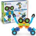 Learning Resources Gears Gears Gears Robots In Motion - Building Toys, STEM Activities, Fine Motor Skills, Toddler Construction Explorer Kit, Kindergarten Science, Boys and Girls Gifts