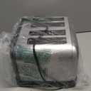 Cuisinart 4 Slice Toaster, Compact Stainless Steel Toaster with Extra-Wide Slots for Toasting Bread, French Toast, Bagels and Pastries, Defrost & Reheat Functions, CPT-180BKSP1, Black/Stainless Steel