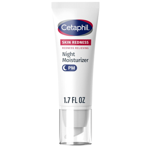 Cetaphil Night Cream, Redness Relieving Night Moisturizer for Face, 1.7 fl oz, For Dry, RednessProne Skin, Hypoallergenic, Fragrance Free