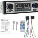 Classic 7" Single Din Car Radio,Bluetooth Car Stereo, FM Radio,Car Audio Receiver, Voice Control,Hands-Free Calling, Built-in Microphone,USB/SD/AUX,Support MP3/WMA/WAV, Dual.Car Multimedia Player