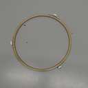 8.7 Inch Microwave Turntable Ring,Rotating Ring Roller,Microwave Oven Tray Support,Middle Glass Plate Tray Support Holder,Replacement Inner Ring,for Microwave Oven Glass Turntable Plate (8.7Inches outside diameter, 15mm roller height)