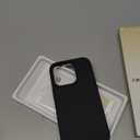 GONEZ for iPhone 14 Pro Case, Compatible with Magsafe, with Screen Protector + Camera Lens Protector, Soft Anti-Scratch Microfiber Lining, Shockproof Liquid Silicone Phone Cover, Black