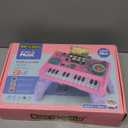 Baby DJ Table for Toddlers 1-3 with Music & Light, Musical Baby Piano Toys 6-9-12-18 Months Toddler Activity Table Music Instruments Learning Toys for 1 Year Old Girl Valentine Birthday Gifts Age 0-2